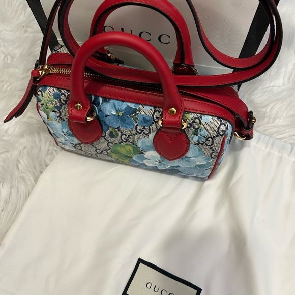 GUCCI Supreme Blooms Mini Boston Bag - Picture 3 of 9